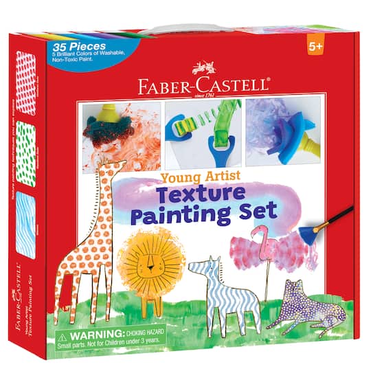 Faber-Castell Young Artist 12 Piece Texture Painting Set